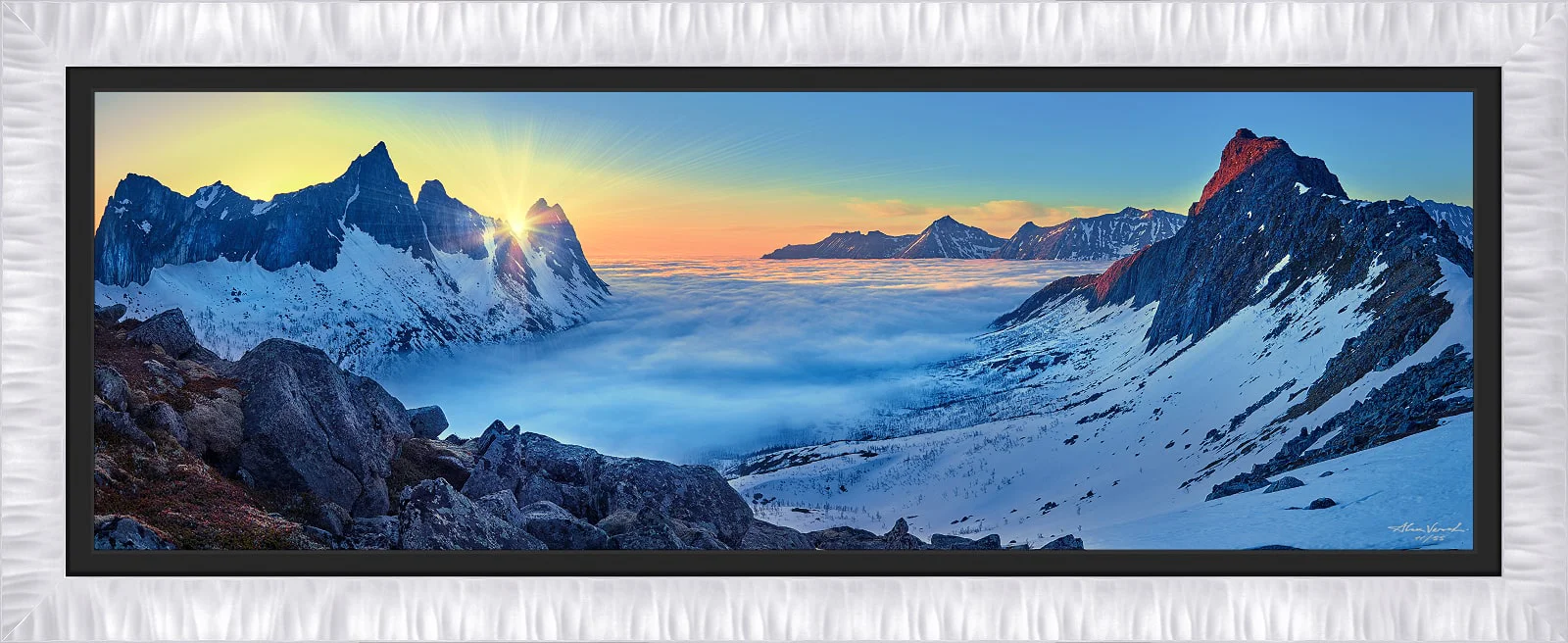 Panoramic Photo Print Acrylled And Framed