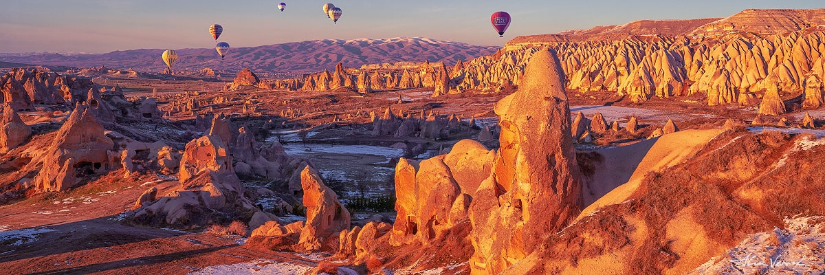 Limited edtion, Fine Art, Hot Air Balloons, Cappadocia, Cappadocia Valley Picture, Turkey, Dragon Teeth, Alexander Vershinin, photo